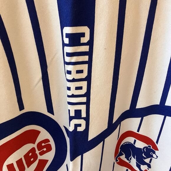 Victoria's Secret Pink Chicago Cubs Cubbies Sweatshirt M White Blue Red Retro - Picture 5 of 12